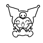 coloriage Kuromi gratuit