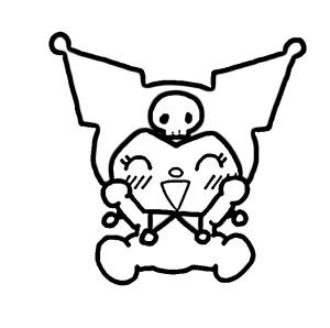 coloriage Kuromi gratuit