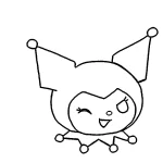 coloriage Kuromi a dessiner en ligne