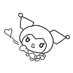 coloriage Kuromi gratuit
