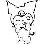 coloriage Kuromi à imprimer pour enfant de 12 ans
