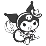 coloriage Kuromi educatif pour enfant