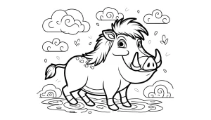 coloriage Roi Lion à imprimer gratuitement