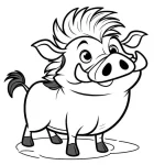 coloriage Roi Lion pour enfant de à imprimer