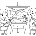coloriage BFF update a imprimer gratuitement