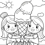 imprimer coloriage BFF update pour enfant