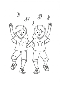 coloriage BFF update à imprimer pdf gratuit