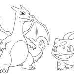 coloriage Dracaufeu update à imprimer pdf gratuit