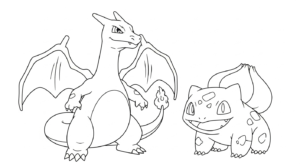 coloriage Dracaufeu update à imprimer pdf gratuit