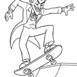 coloriage Joker updated gratuit