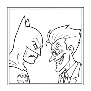 coloriage Joker updated à imprimer pour enfant de 6 ans