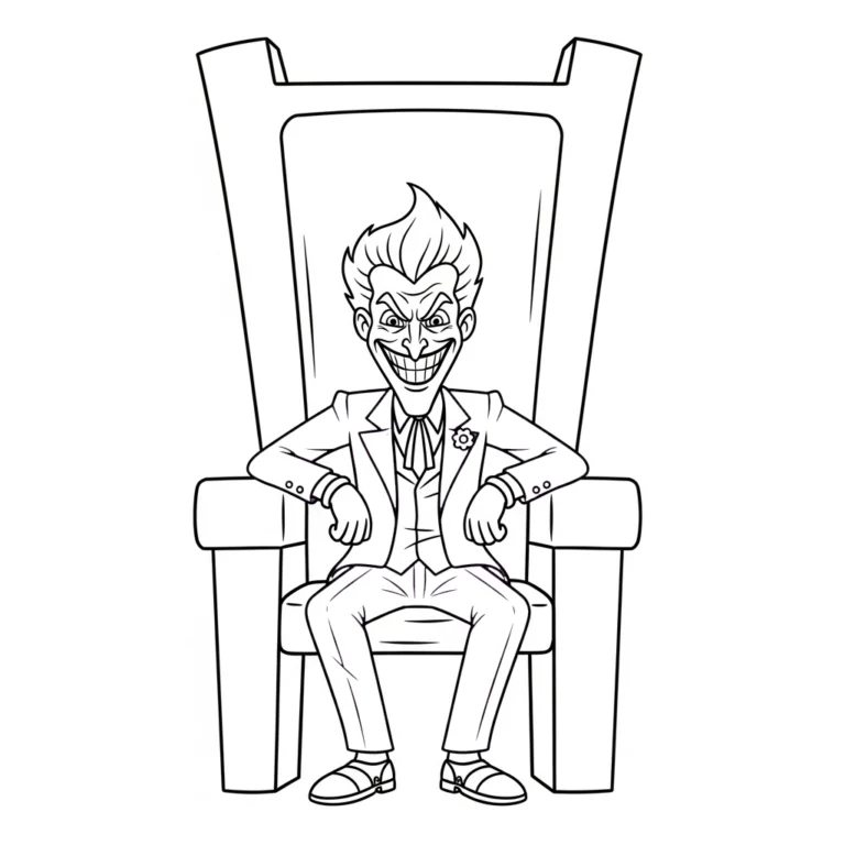Tranh tô màu Joker
