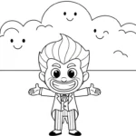 imprimer coloriage Joker updated pour enfant