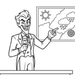 coloriage Joker updated à imprimer pour enfant de 9 ans