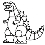 coloriage Monstre update gratuit à imprimer
