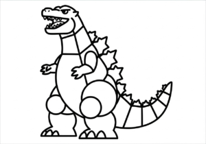 coloriage Monstre update gratuit à imprimer