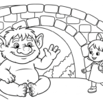 coloriage Monstre update pour enfant de 5 ans