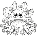coloriage Monstre update a colorier en ligne gratuitement