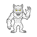 coloriage Monstre update gratuit à imprimer