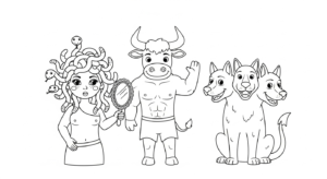 coloriage Monstre update à imprimer