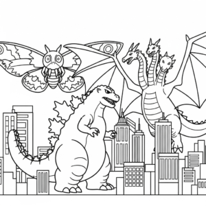 coloriage Monstre update a colorier en ligne gratuitement
