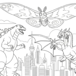 coloriage Monstre update à imprimer gratuitement pdf
