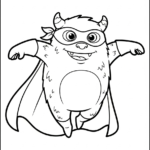 coloriage Monstre update a dessiner en ligne