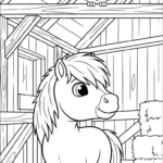 coloriage Poney updated pour enfant a imprimer gratuit