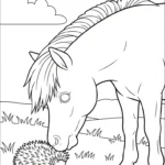 imprimer coloriage Poney updated pour enfant