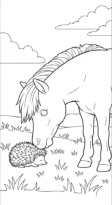 imprimer coloriage Poney updated pour enfant