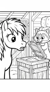 coloriage Poney updated à imprimer pour enfant de 8 ans