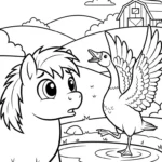 a imprimer coloriage Poney updated gratuit