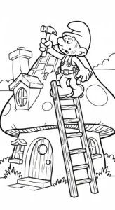 coloriage Schtroumpf updated gratuit en ligne