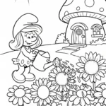 coloriage Schtroumpf updated a telecharger
