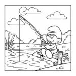 coloriage Schtroumpf updated a imprimer