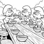 coloriage Schtroumpf updated gratuit