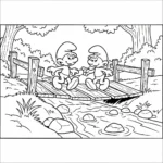 coloriage Schtroumpf updated à imprimer pdf