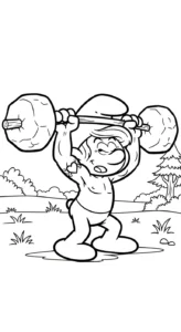 coloriage Schtroumpf updated a telecharger