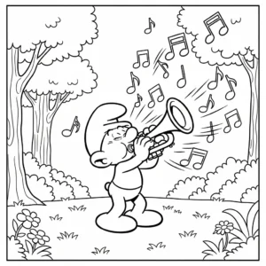 télécharger coloriage Schtroumpf updated gratuit