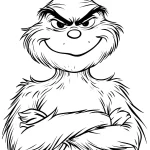 coloriage grinch gratuit