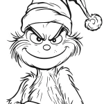coloriage grinch a imprimer pour enfant de 4 ans