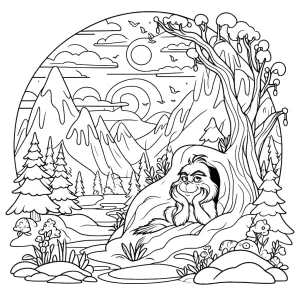 coloriage grinch a dessiner en ligne