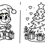 coloriage grinch a imprimer pour enfant de 4 ans
