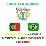 Coloriagevip.com s&rsquo;ouvre au monde : bienvenue au Portugal et au Brésil !