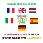 Coloriagevip.com élargit son univers coloré avec l&rsquo;allemand !