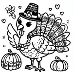 coloriage Action de grâce gratuit en ligne
