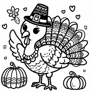 coloriage Action de grâce gratuit en ligne