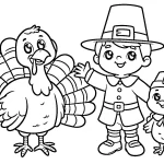coloriage Action de grâce et dessin a imprimer