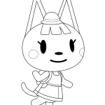 coloriage Animal Crossing pour enfant gratuit