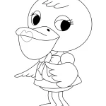 coloriage Animal Crossing pour bebe a imprimer